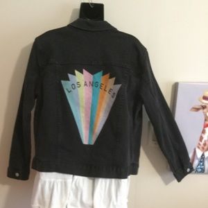 Black Denim PacSun Jacket😎